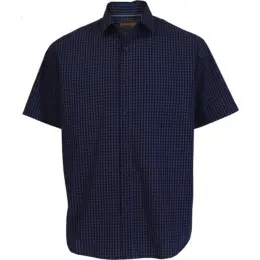 Unity Check Lounge Short Sleeve Navy New